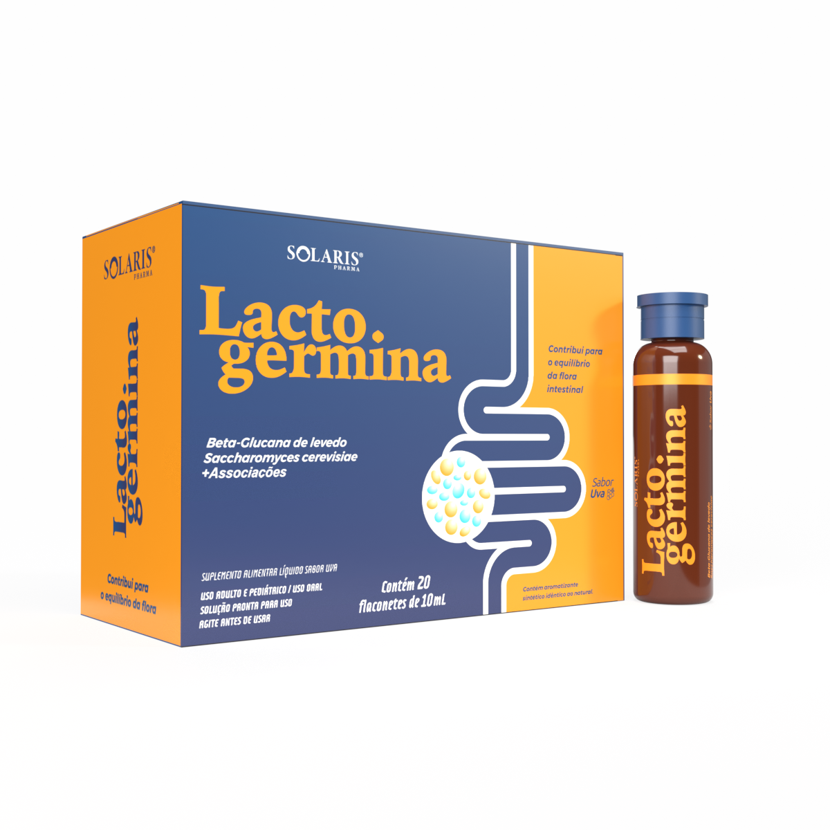 LACTOGERMINA 350MG C/20 FLACONTES